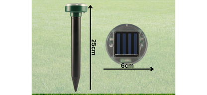 Maulwurf-Abschreckstäbe